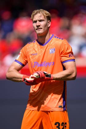 Fußball, 2. Bundesliga, 20260808, 1. FC Heidenheim - VfL Osnabrück. Im Bild Torwart Jonas KRUMREY (Osnabrück, 32). Heidenheim Voith-Arena Baden-Württemberg Deutschland Copyright: Passion2Press MarkusxFischerx