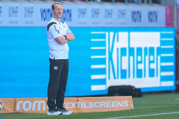 Fußball, 2. Bundesliga, 20260808, 1. FC Heidenheim - VfL Osnabrück. Im Bild Trainer Osnabrück Timo SCHULTZ. Heidenheim Voith-Arena Baden-Württemberg Deutschland Copyright: Passion2Press MarkusxFischerx