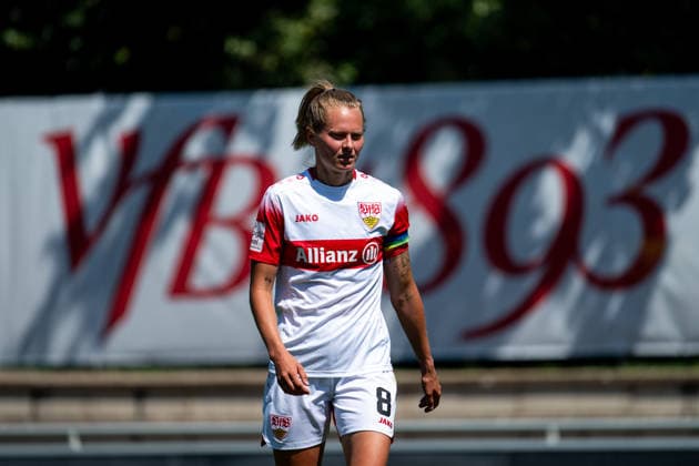 08.08.2026, GER, Fussball, Frauen, Testspiel, Saison 2026 2027, VfB Stuttgart vs TSG 1899 Hoffenheim Maximiliane Rall ( VfB Stuttgart, 08 ), Stuttgart Robert-Schlienz-Stadion Baden-Württemberg Deutschland Copyright: xNordphoto Memmlerx