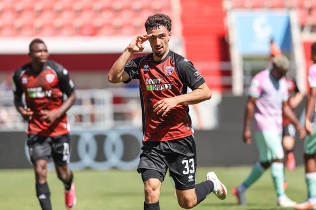 3. Liga; FC Ingolstadt 04 - Würzburger Kickers; Tor Jubel Treffer 2:1 Davide Sekulovic (33, FCI) F 3. Liga - FC Ingolstadt 04 Würzburger Kickers Saison 2026 2027
