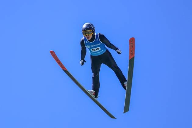 SAUT A SKI COUPE MONDE COURCHEVEL PHOTOPQR LE DAUPHINE Tom PHAM VAN SUU ; Courchevel ; 08 08 2026 ; A Courchevel (Savoie), le 8 août 2026. Coupe du monde de saut à ski. Sur notre photo :Valentin Foubert. Photo : Tom Pham Van Suu Le Dauphiné Libéré Courchevel (Savoie), August 8, 2026. Ski jumping, Skispringen, Ski, nordisch World Cup. Courchevel Savoie Rhône-Alpes France  Copyright: xPHOTOPQR LExDAUPHINE MAXPPPxTomxPHAMxVANxSUUx 20260808JDL4737 20260808JDL4737
