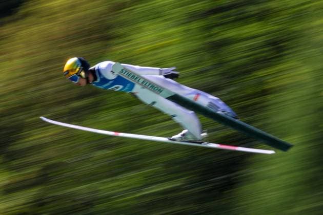 SAUT A SKI COUPE MONDE COURCHEVEL PHOTOPQR LE DAUPHINE Tom PHAM VAN SUU ; Courchevel ; 08 08 2026 ; A Courchevel (Savoie), le 8 août 2026. Coupe du monde de saut à ski. Sur notre photo : . Photo : Tom Pham Van Suu Le Dauphiné Libéré Courchevel (Savoie), August 8, 2026. Ski jumping, Skispringen, Ski, nordisch World Cup. Courchevel Savoie Rhône-Alpes France  Copyright: xPHOTOPQR LExDAUPHINE MAXPPPxTomxPHAMxVANxSUUx 20260808JDL4746 20260808JDL4746
