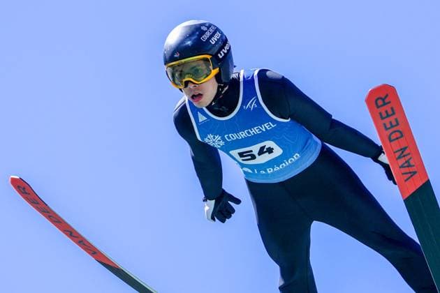 SAUT A SKI COUPE MONDE COURCHEVEL PHOTOPQR LE DAUPHINE Tom PHAM VAN SUU ; Courchevel ; 08 08 2026 ; A Courchevel (Savoie), le 8 août 2026. Coupe du monde de saut à ski. Sur notre photo :Valentin Foubert. Photo : Tom Pham Van Suu Le Dauphiné Libéré Courchevel (Savoie), August 8, 2026. Ski jumping, Skispringen, Ski, nordisch World Cup. Courchevel Savoie Rhône-Alpes France  Copyright: xPHOTOPQR LExDAUPHINE MAXPPPxTomxPHAMxVANxSUUx 20260808JDL4747 20260808JDL4747