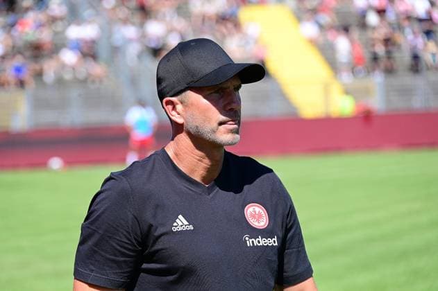 08.08.2026 xkhx Kassel, Auestadion Regionalliga Südwest Saison 2026 2027 KSV Hessen Kassel - Eintracht Frankfurt II U21, U 21 Trainer Patrick Glöckner Eintracht Frankfurt II