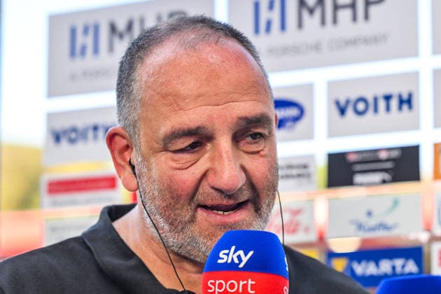 08.08.2026, GER, Fußball, Herren, 2. Bundesliga, 1. FC Heidenheim vs VfL Osnabrück Frank Schmidt (Heidenheim), Interview mit Sky nach Spielende Heidenheim Voith-Arena Baden-Württemberg Deutschland Copyright: xNordphotox xHafnerx