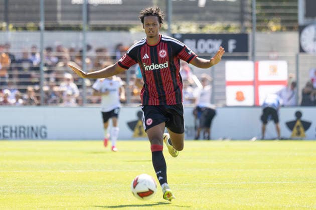 Testspiel: Eintracht Frankfurt - Hull City AFC, 08.08.2026 Julian Etse (Eintracht Frankfurt 47), Freisteller, Portrait Porträt,Eintracht Frankfurt - Hull City AFC, Dreieich, Maxworx Sportpark, 8.8.2026 Copyright: xBEAUTIFULxSPORTS Gawlikx