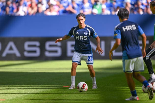 08.08.2026, Fussball, Saison 2026 2027, Testspiel, FC Schalke 04 - Atalanta Bergamo, Soufiane El-Faouzi (FC Schalke 04) xRHR-FOTO YYx Copyright: KROEGER RHR-FOTOx RHR-FOTO YY