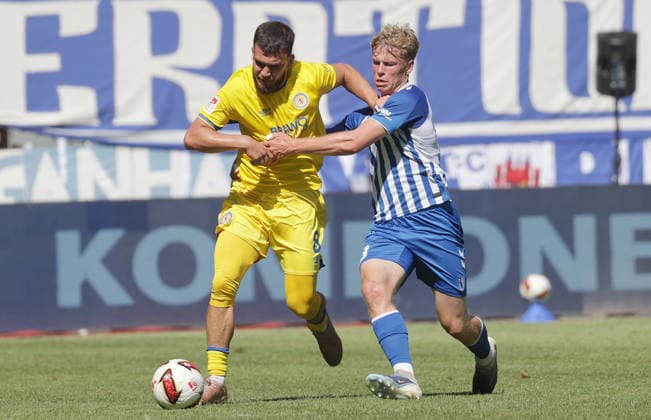 Fussball, Herren, Saison 2026 2027 2.BL, Avnet Arena, 1.Spieltag, 1.FC Magdeburg gegen Eintracht Braunschweig, 1-6 DFL REGULATIONS PROHIBIT ANY USE OF PHOTOGRAPHS AS IMAGE SEQUENCES AND OR QUASI-VIDEO.