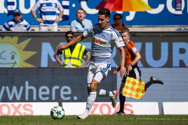 3.Liga MSV Duisburg - SV Meppen ** NUR FÜR REDAKTIONELLE ZWECKE ** EDITORIAL USE ONLY **<p>Fußball 3.Liga MSV Duisburg - SV Meppen am 08.08.26 in der Schauinsland-Reisen Arena in Duisburg Conor Noß ( Duisburg ) Duisburg Copyright: JakobxKlos