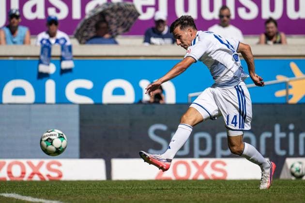 3.Liga MSV Duisburg - SV Meppen ** NUR FÜR REDAKTIONELLE ZWECKE ** EDITORIAL USE ONLY **<p>Fußball 3.Liga MSV Duisburg - SV Meppen am 08.08.26 in der Schauinsland-Reisen Arena in Duisburg Conor Noß ( Duisburg ) Duisburg Copyright: JakobxKlos