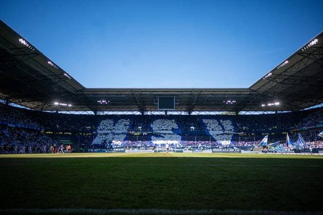 3.Liga MSV Duisburg - SV Meppen ** NUR FÜR REDAKTIONELLE ZWECKE ** EDITORIAL USE ONLY **<p>Fußball 3.Liga MSV Duisburg - SV Meppen am 08.08.26 in der Schauinsland-Reisen Arena in Duisburg Choreographie der Fans vom MSV Duisburg Duisburg Copyright: JakobxKlos