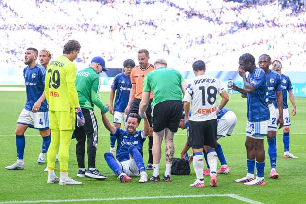 08.08.2026, Fussball, Saison 2026 2027, Testspiel, FC Schalke 04 - Atalanta Bergamo, Kenan Karaman (FC Schalke 04) xRHR-FOTO YYx Copyright: KROEGER RHR-FOTOx RHR-FOTO YY