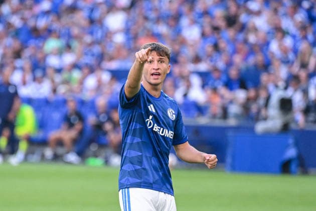 08.08.2026, Fussball, Saison 2026 2027, Testspiel, FC Schalke 04 - Atalanta Bergamo, Vitalie Becker (FC Schalke 04) xRHR-FOTO YYx Copyright: KROEGER RHR-FOTOx RHR-FOTO YY