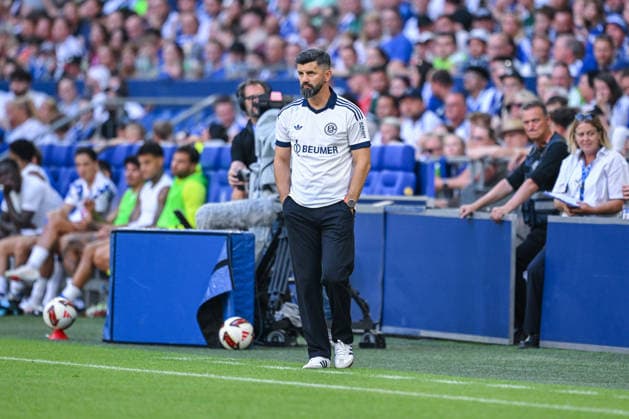 08.08.2026, Fussball, Saison 2026 2027, Testspiel, FC Schalke 04 - Atalanta Bergamo, Trainer Miron Muslic (FC Schalke 04) xRHR-FOTO YYx Copyright: KROEGER RHR-FOTOx RHR-FOTO YY