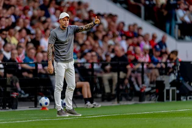 EINDHOVEN - Fortuna Sittard coach Danny Buijs during the Vriendenloterij Eredivisie match between PSV and Fortuna Sittard at Philips Stadion on August 8, 2026 in Eindhoven, the Netherlands. (Photo by DeFodi Images) -