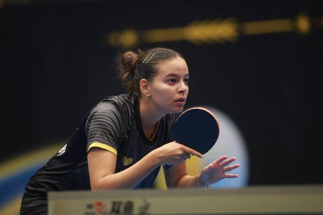2026 WTT Europe Smash - Sweden - Qualifications Day 1 Mariam Alhodaby of Egypt plays against Sofia Xuan Zhang of Spain during the Women s Singles Qualifying Round 1 at the 2026 Europe Smash in Malmo, Sweden. Malmo Sweden  Copyright: xRemyxGrosx originalFilename:gros-europesm260808_npUFZ