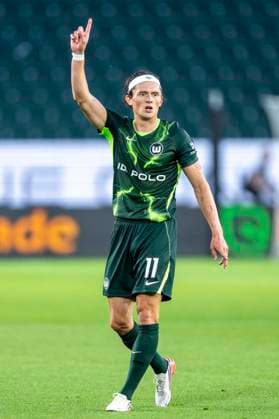 08.08.2026: Fußball, 2. Bundesliga: VfL Wolfsburg - 1. FC Kaiserslautern, 1. Spieltag in der Volkswagen Arena. Fabian Reese (VfL Wolfsburg) reagiert. WICHTIGER HINWEIS: Gemäß den Vorgaben der DFL und des DFB ist es untersagt, in dem Stadion und oder vom Spiel angefertigte Fotoaufnahmen in Form von Sequenzbildern und oder videoähnlichen Fotostrecken zu verwerten bzw. verwerten zu lassen. Copyright: xDavidxInderliedx