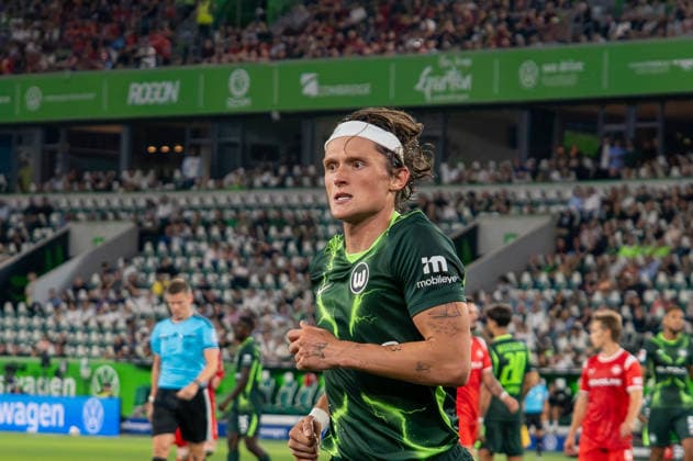 Deutschland: Fussball 2. Bundesliga, 1. Spieltag 2026 2027, VfL Wolfsburg - 1. FC Kaiserslautern am 08.08.2026 in Wolfsburg (Volkswagen-Arena): Fabian Reese (VfL Wolfsburg, 11) Gesichtsausdruck, Mimik Wolfsburg Volkswagen Arena Deutschland Copyright: xSvenxHeidmannx