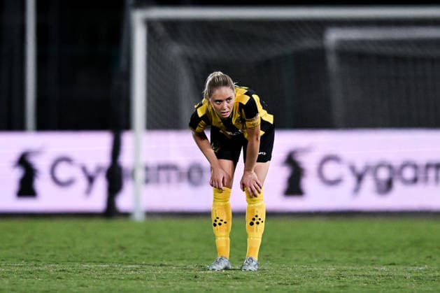 260808 Alice Carlsson of Hammarby during the Women s Champions League qualifying match between Juventus and Hammarby on August 8, 2026 in Turin. Photo: Daniele Buffa BILDBYRAN COP 18 XY0123 fotboll football soccer fotball uefa womens champions league juventus hammarby dam bbeng Copyright: DANIELExBUFFA BB260808BB648