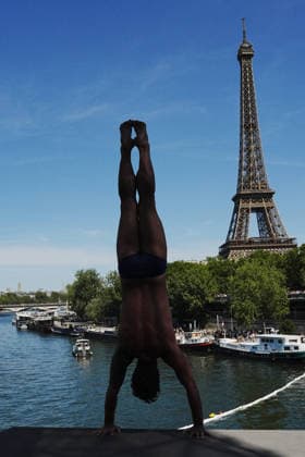 MenÕs High Diving, at the European Aquatics Championships Paris 2026, Paris, August 08, 2026 .  Copyright: xGianxMattiaxD Alberto LaPressex