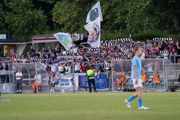08.08.2026, xhfmx, Fussball UEFA WCLQ, Eintracht Frankfurt - Malmö FF Eintracht Fans feiern den Sieg gegen Malmö (DFL DFB REGULATIONS PROHIBIT ANY USE OF PHOTOGRAPHS as IMAGE SEQUENCES and or QUASI-VIDEO) Frankfurt