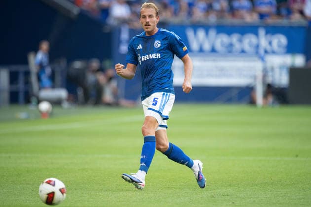Timo BECKER (GE) Aktion, Einzelaktion Fussball Freundschaftsspiel FC Schalke 04 - Atalanta Bergamo 0-3 am 08.08.2026 in der Veltins-Arena Gelsenkirchen Deutschland. DFL regulations prohibit any use of photographs as image sequences and or quasi-video Â