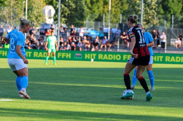 Fussball: Europa: UEFA Women s Champions League 2026 2027 - 2. Qualifikationsrunde, Finale, 08.08.2026 - Eintracht Frankfurt Frauen vs. Malmö FF Frauen - Stadion am Brentanobad (Frankfurt am Main, Deutschland); Laura Freigang (Eintracht Frankfurt Frauen, 10) Frankfurt am Main Stadion am Brentanobad Hessen Deutschland Copyright: xAmiirxAmedjouax