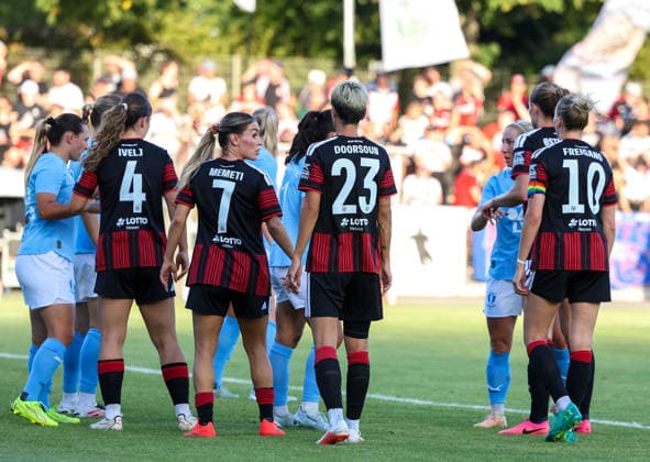 Fussball: Europa: UEFA Women s Champions League 2026 2027 - 2. Qualifikationsrunde, Finale, 08.08.2026 - Eintracht Frankfurt Frauen vs. Malmö FF Frauen - Stadion am Brentanobad (Frankfurt am Main, Deutschland); Frankfurt am Main Stadion am Brentanobad Hessen Deutschland Copyright: xAmiirxAmedjouax
