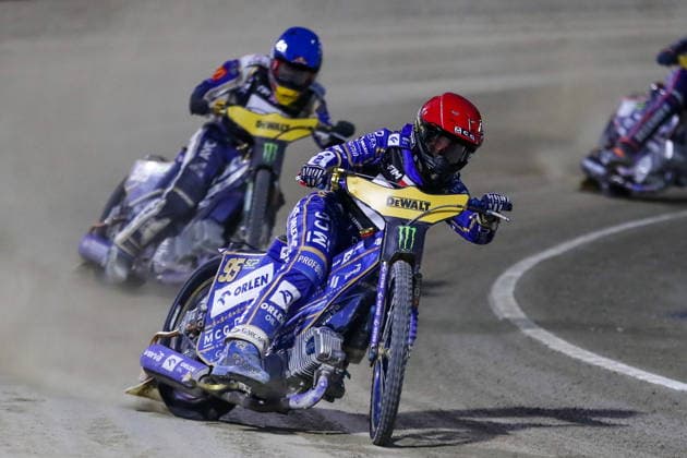 Ryga 08.08.2026. Zuzel FIM indywidualne mistrzostwa swiata na zuzlu sezon 2026 --- FIM Speedway Grand Prix season 2026 nz Bartosz Zmarzlik Fot. Kacper Staniec NEWSPIX.PL --- newspix.pl 