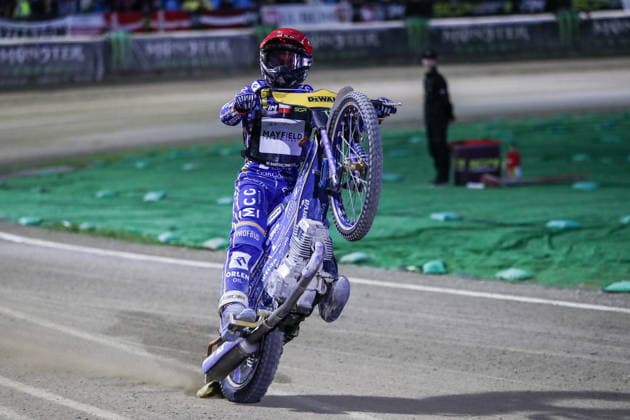 Ryga 08.08.2026. Zuzel FIM indywidualne mistrzostwa swiata na zuzlu sezon 2026 --- FIM Speedway Grand Prix season 2026 nz Bartosz Zmarzlik Fot. Kacper Staniec NEWSPIX.PL --- newspix.pl 