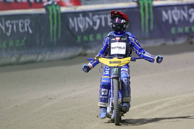 08.08.2026 RYGA (LOTWA) - BIKERNIEKI SPEEDWAY STADIUM, ZUZEL (SPEEDWAY), INDYWIDUALNE MISTRZOSTWA SWIATA (FIM SPEEDWAY World Championship, WM, Weltmeisterschaft GRAND PRIX 2026) - DEWALT FIM SPEEDWAY GRAND PRIX OF LATVIA - RIGA; RUNDA 8 NZ BARTOSZ ZMARZLIK - RADOSC WYGRANA FOTO PAWEL WILCZYNSKI CYFRASPORT NEWSPIX.PL --- newspix.pl 