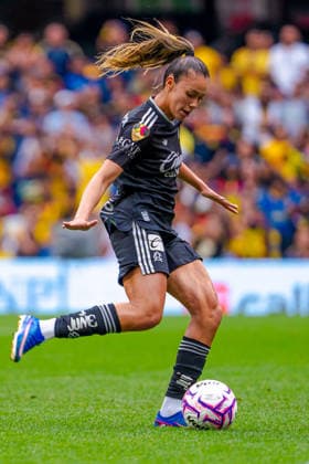 LIGA BBVA MX FEMENIL APERTURA 2026 LIGA BBVA MX FEMENIL APERTURA 2026 AMERICA VS CRUZ AZUL 08082026 MEXICO CITY, MEXICO. Action photo of Priscila da Silva (9) of America, during week 2 game of the 2026 Tournament of the Liga BBVA MX femenil held a the Estadio Banorte of Mexico City, Mexico. Foto de accion de Priscila da Silva (9) de America, durante juego de la jornada 2 del Torneo Apertura 2026 de la Liga BBVA MX femenil celebrado en el Estadio Banorte de la Ciudad de MÃ xico, Mexico. PHOTO BY IMAGENSHOP AGENCIA FOTOGRAFICA MEXICO CITY MEXICO CITY MEXICO Copyright: xLuisxDavidxAlvarezxNietox