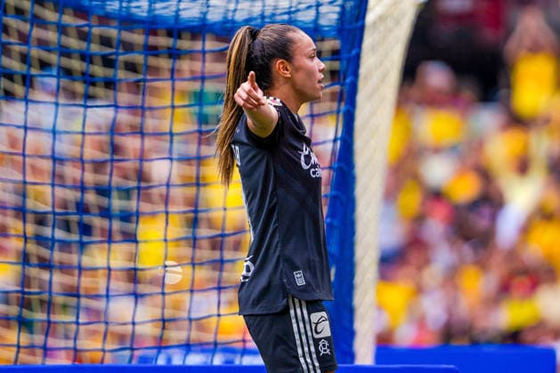 LIGA BBVA MX FEMENIL APERTURA 2026 LIGA BBVA MX FEMENIL APERTURA 2026 AMERICA VS CRUZ AZUL 08082026 MEXICO CITY, MEXICO. Action photo of Priscila da Silva (9) of America, during week 2 game of the 2026 Tournament of the Liga BBVA MX femenil held a the Estadio Banorte of Mexico City, Mexico. Foto de accion de Priscila da Silva (9) de America, durante juego de la jornada 2 del Torneo Apertura 2026 de la Liga BBVA MX femenil celebrado en el Estadio Banorte de la Ciudad de MÃ xico, Mexico. PHOTO BY IMAGENSHOP AGENCIA FOTOGRAFICA MEXICO CITY MEXICO CITY MEXICO Copyright: xLuisxDavidxAlvarezxNietox