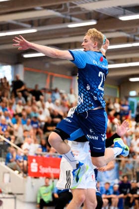 Altensteig: SCup - 26 27 - HC Erlangen - TVB Stuttgart Torben Matzken (Stuttgart) Altensteig Eichwaldhalle Baden-Württemberg Deutschland