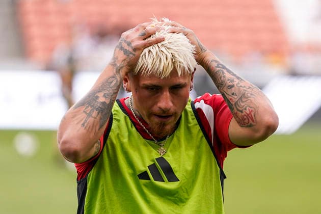 SANDY, UT - AUGUST 08: Diego Luna 10 of Real Salt Lake warms up prior to the Leagues Cup Phase One match between Atlante FC and Real Salt Lake on August 8, 2026 at America First Field in Sandy, UT. (Photo by Aaron Baker Icon Sportswire) SOCCER: AUG 08 Leagues Cup Salt Lake vs Atlante EDITORIAL USE ONLY Icon260808015