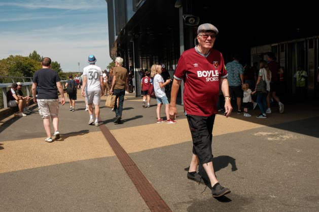 West Ham United v Portsmouth 08 August 2026, London - Carabao Cup - First Round - West Ham United v Portsmouth - West Ham fans - Photo: Jacques Feeney Offside. London UK Copyright: xJacquesxFeeneyx xOffsidexOffside