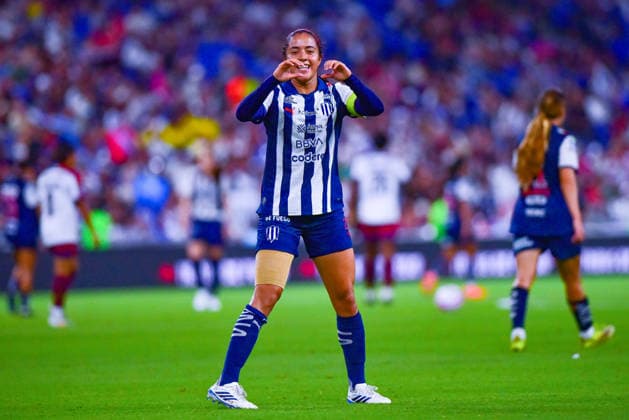 LIGA BBVA MX FEMENIL APERTURA 2026 LIGA BBVA MX FEMENIL APERTURA 2026 MONTERREY VS ATLANTE 08082026 MONTERREY, NUEVO LEON. Action photo of Diana Garcia (22) of Rayadas de Monterrey, during a week 2 match of the 2026 Tournament of the Liga BBVA MX femenil held a the Estadio BBVA of Monterrey, Nuevo Leon, Mexico. Foto de accion de Diana Garcia (22) de Rayadas de Monterrey, durante juego de la jornada 2 del Torneo Apertura 2026 de la Liga BBVA MX femenil celebrado en el Estadio BBVA de Monterrey, Nuevo Leon, Mexico. PHOTO BY IMAGENSHOP AGENCIA FOTOGRAFICA MONTERREY NUEVO LEON MEXICO Copyright: xIMAGENSHOPxAGENCIAxFOTOGRAFICAx