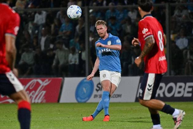 Foto IPP Felice De Martino Castel di Sangro Aq 08 08 2026 Calcio Partita Amichevole 2026 2027 Napoli - Celta De Vigo Nella foto: Kevin De Bruyne Italy Photo Press World Copyright Copyright: xIMAGO R4924_italyphotopressx