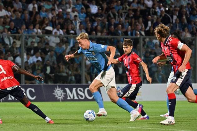 Foto IPP Felice De Martino Castel di Sangro Aq 08 08 2026 Calcio Partita Amichevole 2026 2027 Napoli - Celta De Vigo Nella foto: Rasmus Hojlund Italy Photo Press World Copyright Copyright: xIMAGO R4924_italyphotopressx