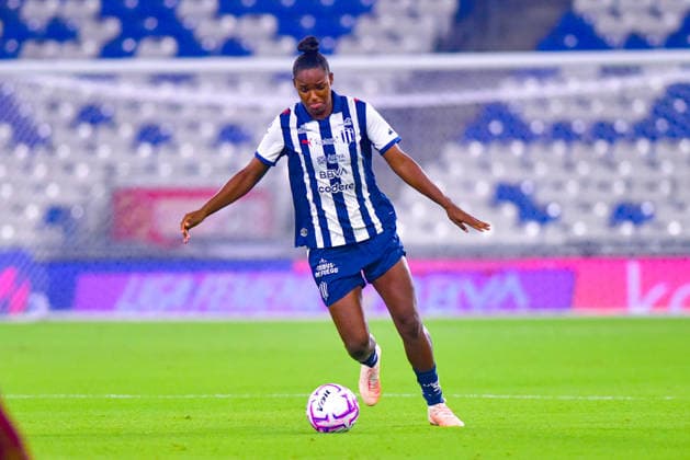 LIGA BBVA MX FEMENIL APERTURA 2026 LIGA BBVA MX FEMENIL APERTURA 2026 MONTERREY VS ATLANTE 08082026 MONTERREY, NUEVO LEON. Action photo of Daiane Limeira (3) of Rayadas de Monterrey, during a week 2 match of the 2026 Tournament of the Liga BBVA MX femenil held a the Estadio BBVA of Monterrey, Nuevo Leon, Mexico. Foto de accion de Daiane Limeira (3) de Rayadas de Monterrey, durante juego de la jornada 2 del Torneo Apertura 2026 de la Liga BBVA MX femenil celebrado en el Estadio BBVA de Monterrey, Nuevo Leon, Mexico. PHOTO BY IMAGENSHOP AGENCIA FOTOGRAFICA MONTERREY NUEVO LEON MEXICO Copyright: xIMAGENSHOPxAGENCIAxFOTOGRAFICAx
