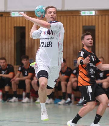 Handball, Testspiel, SG BBM Bietigheim - Kadetten Schaffhausen Bönnigheim , Handball SG BBM Bietigheim vs. Kadetten Schaffhausen , Till Hermann ( BBM )