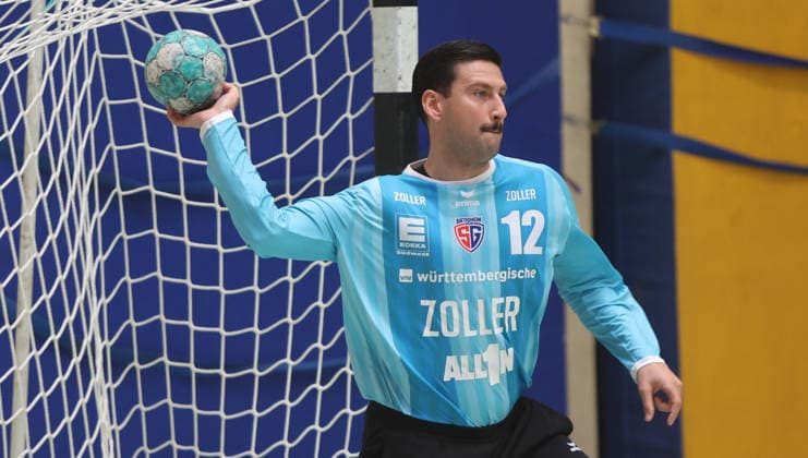 Handball, Testspiel, SG BBM Bietigheim - Kadetten Schaffhausen Bönnigheim , Handball SG BBM Bietigheim vs. Kadetten Schaffhausen , Marton Tomowski ( BBM )