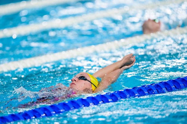 260809 Sarah Sjöström of Sweden at a swimming training session during day ten of the 2026 European Aquatics Championships on August 9, 2026 in Saint-Denis. Photo: Joel Marklund BILDBYRAN kod JM JM0836 bbeng simning swimming svomming 2026 european aquatics championships em träning training practice Sverige Sweden Copyright: JOELxMARKLUND BB260809JM014