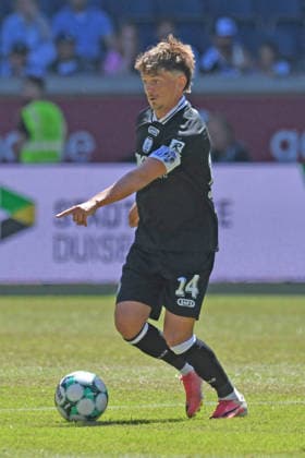 Thorben Deters ( SV Meppen 1912, 14 ). GER, MSV Duisburg vs SV Meppen 1912, Fussball, 3. Liga, 1. Spieltag, Spielzeit 2026 2027, 08.08.2026 DFL DFB REGULATIONS PROHIBIT ANY USE OF PHOTOGRAPHS AS IMAGE SEQUENCES AND OR QUASI-VIDEO GER, MSV Duisburg vs SV Meppen 1912, Fussball, 3. Liga, 1. Spieltag, Spielzeit 2026 2027, 08.08.2026 Duisburg Copyright: xEibner-Pressefoto ThomasxThienelx EP_TTL