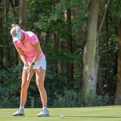 Loiuse Rydqvist during the fourth and Final round of the PIF London Championship at the Centurion Club, St Albans, UK on 9 August 2026. Copyright: xPhilxHutchinsonx 45320018
