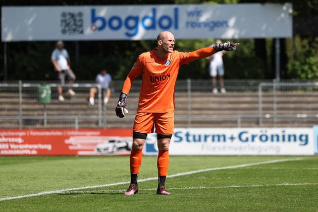 Fußball I Herren I Saison 2026 2027 I Regionalliga Nord I 2.Spieltag I FC St.Pauli II - Bremer SV I 09.08.2026 Tobias Duffner (22, Bremer SV) Norderstedt Edmund Plambeck Stadion Schleswig-Holstein Deutschland Copyright: xLobeca RalfxHomburgx