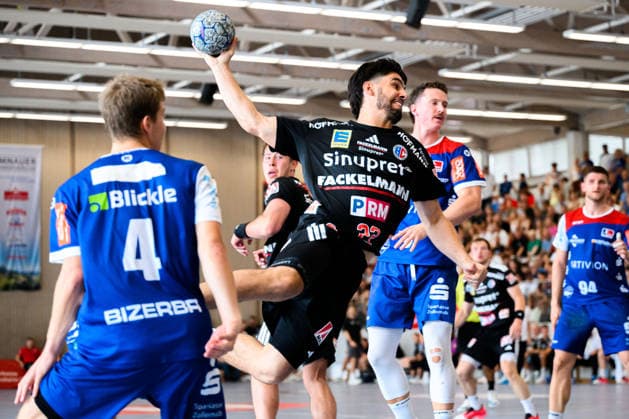 Altensteig: SCup - Spiel Platz 3 - 26 27 - HBW Balingen - HC Erlangen Eloy Morante Maldonado (HC Erlangen) Altensteig Eichwaldhalle Baden-Württemberg Deutschland
