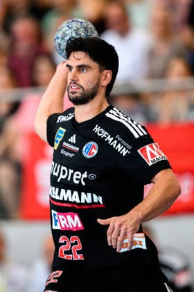Altensteig: SCup - Spiel Platz 3 - 26 27 - HBW Balingen - HC Erlangen Eloy Morante Maldonado (HC Erlangen) Altensteig Eichwaldhalle Baden-Württemberg Deutschland