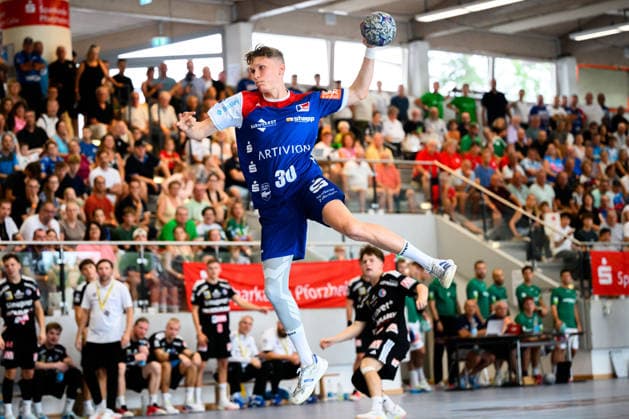 Altensteig: SCup - Spiel Platz 3 - 26 27 - HBW Balingen - HC Erlangen Altensteig Eichwaldhalle Baden-Württemberg Deutschland