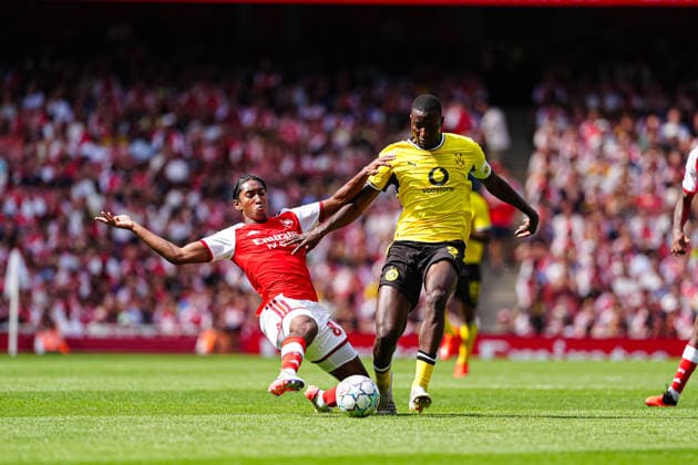 -89ars-, Serhou Guiassy (Borussia Dortmund, 09) GER, FC Arsenal vs. Borussia Dortmund, Fußball, Emirates Cup 2026, Saison 2026 2027, 09.08.2026 GER, FC Arsenal vs. Borussia Dortmund, Fußball, Testspiel, Saison 2026 2027, 09.08.2026 London Copyright: xEibner-Pressefoto MarcelxvonxFehrnx EP_MFN_P